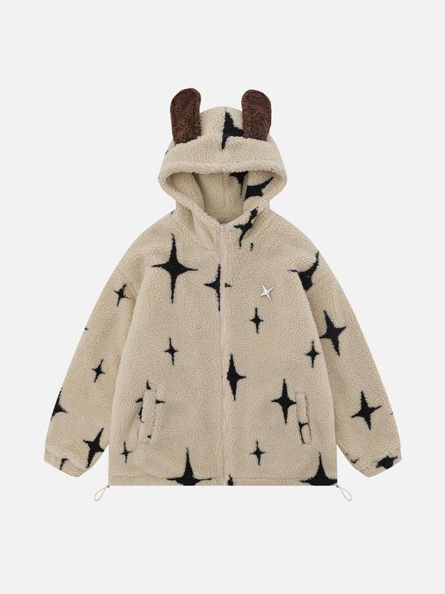 Aelfric Eden Starry Sherpa Hooded Coat Product Image