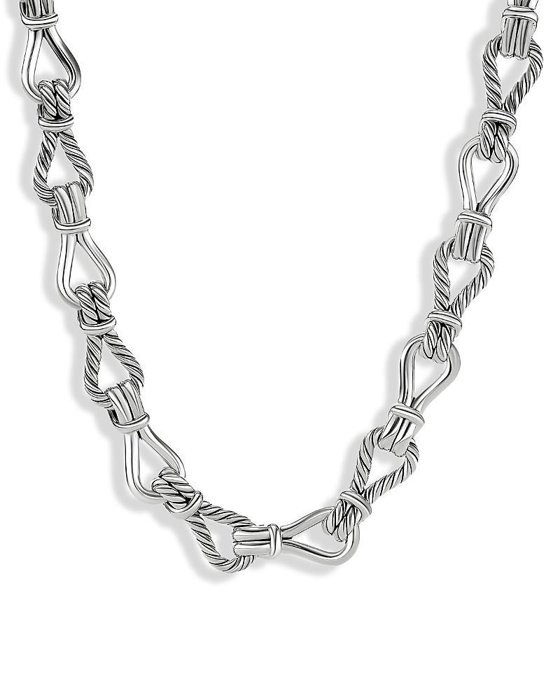 David Yurman Sterling Silver Thoroughbred Loop Chain Link Necklace, 20 Product Image