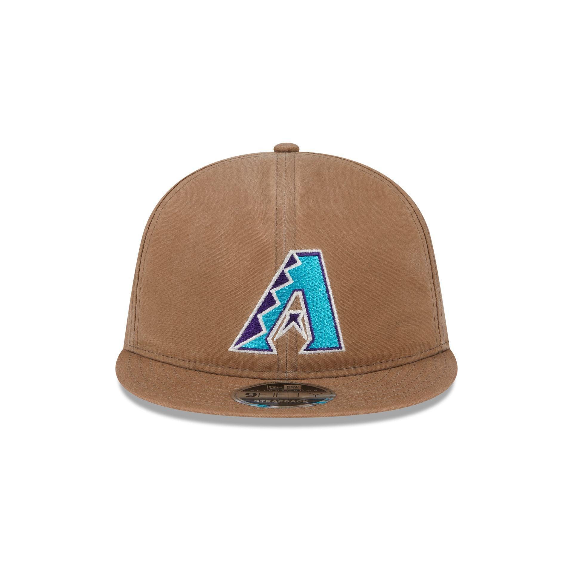 Arizona Diamondbacks Khaki Retro Crown 9FIFTY Adjustable Hat Male Product Image