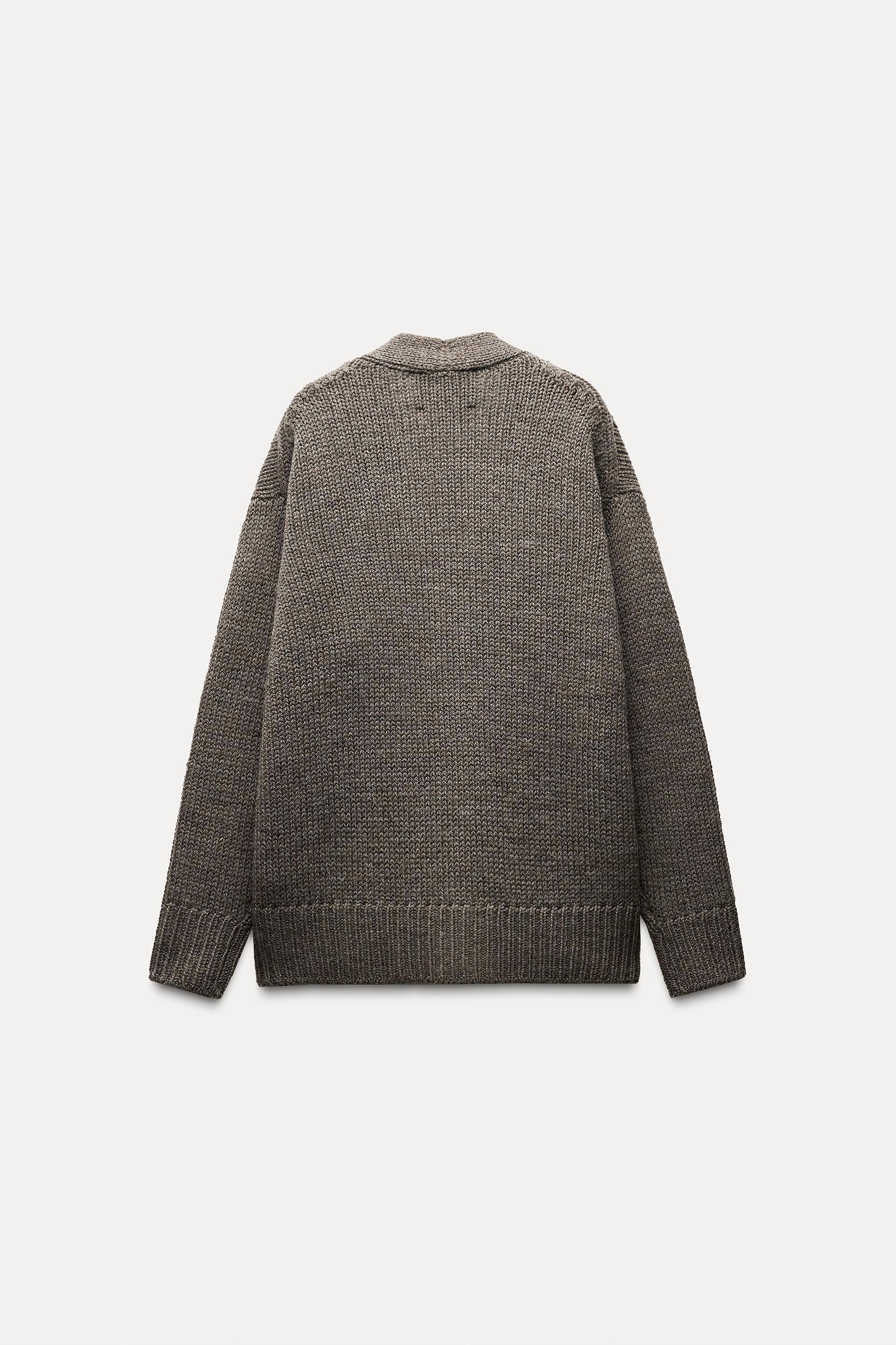 100% WOOL V-NECK JACKET Product Image