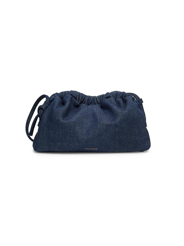 Womens Mini Cloud Denim Clutch Product Image