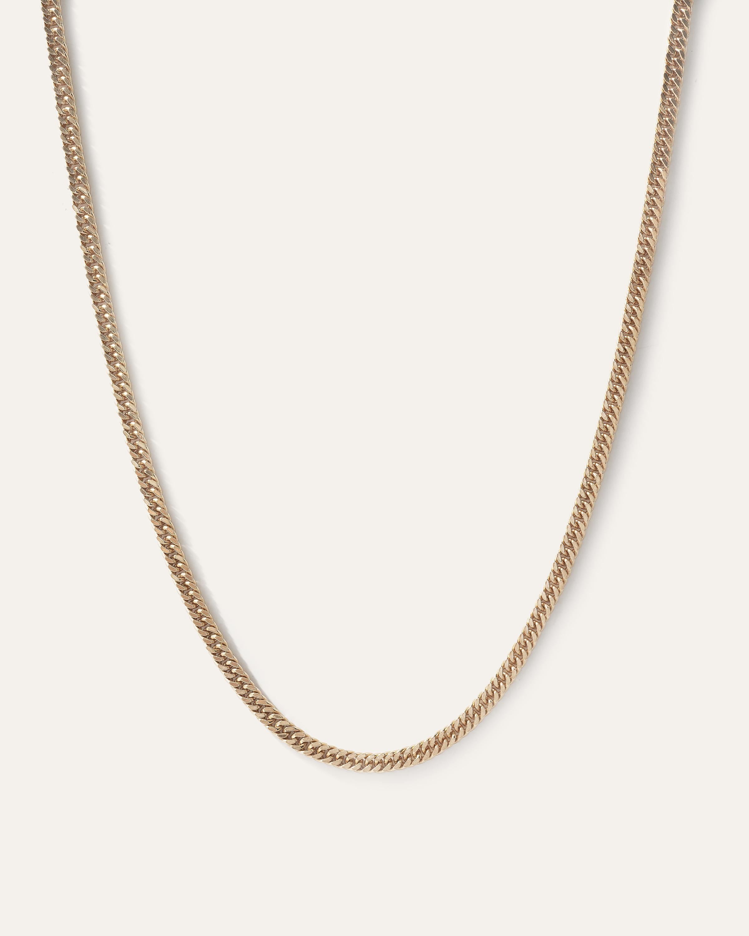 Double Curb Chain Necklace Product Image