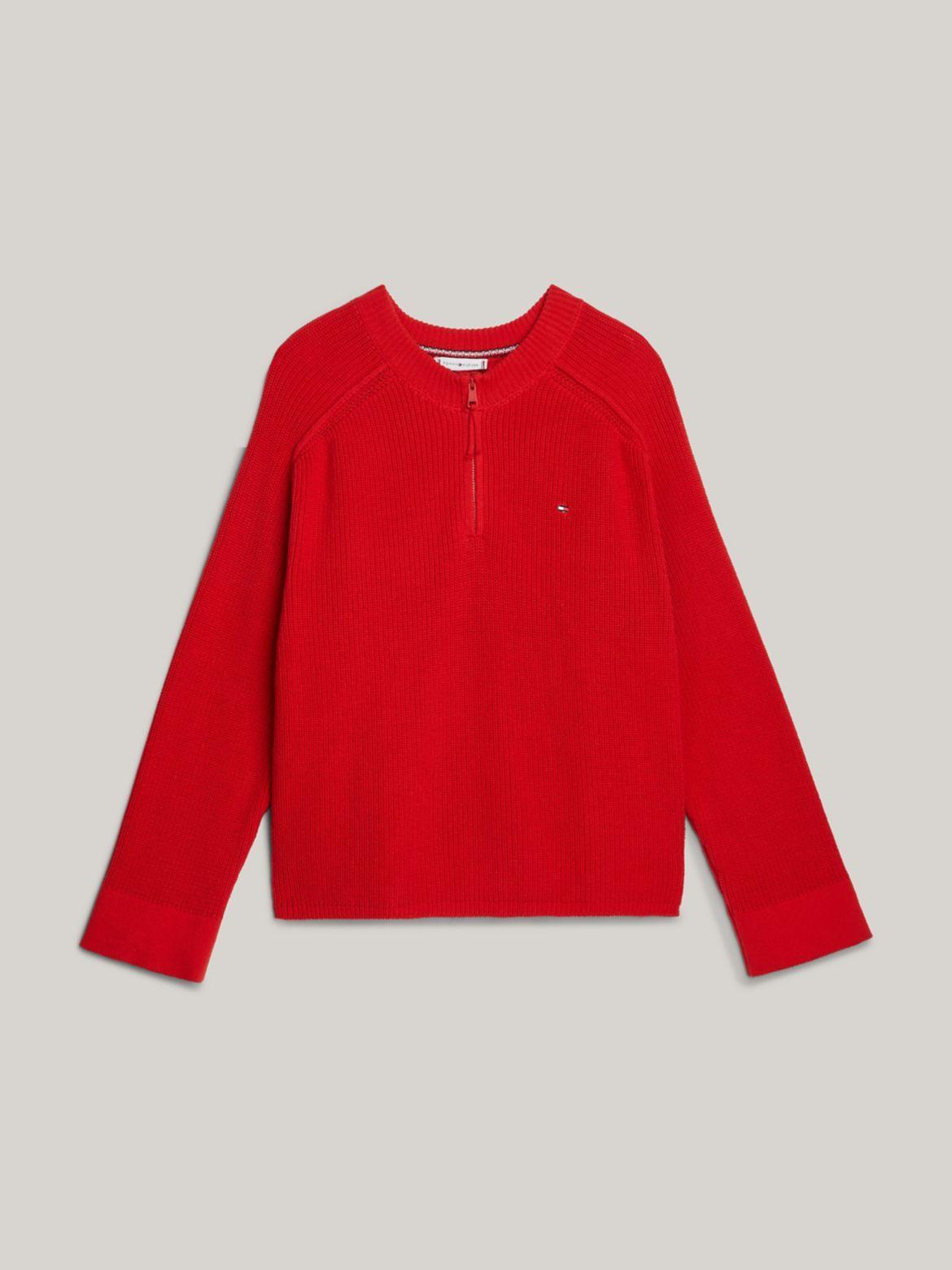 Tommy Hilfiger Women's Relaxed Fit Half-Zip Sweater product image