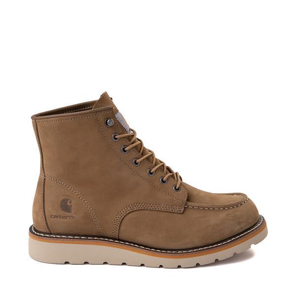 Mens Carhartt® 6" Moc-Toe Wedge Boot - Khaki Product Image