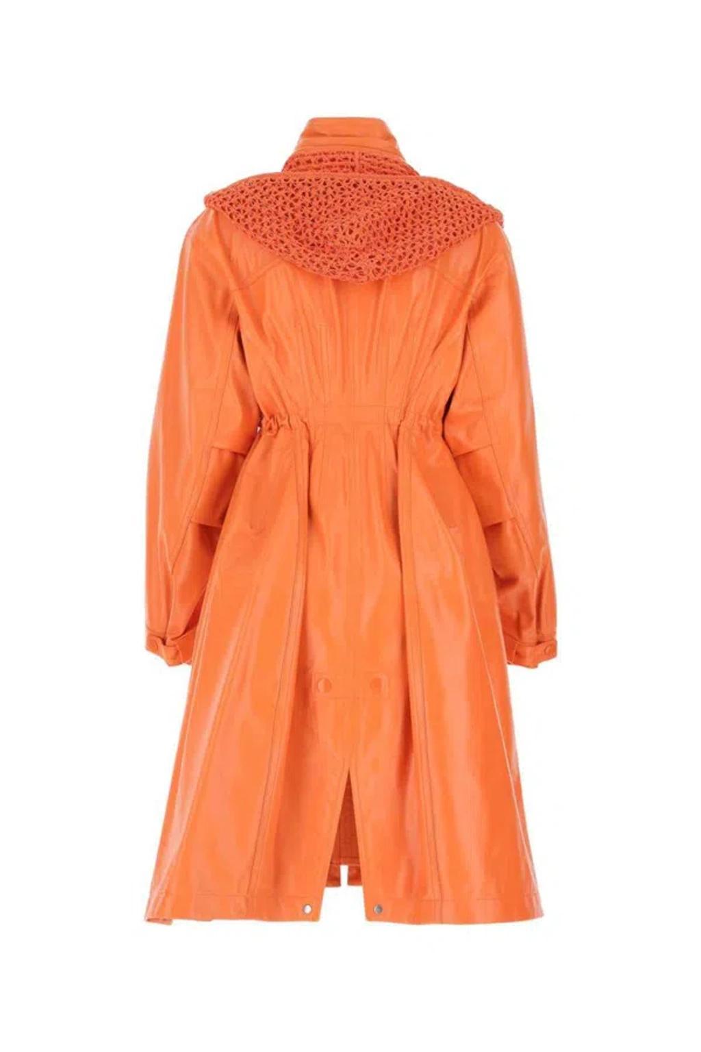 Orange Long Parka Product Image