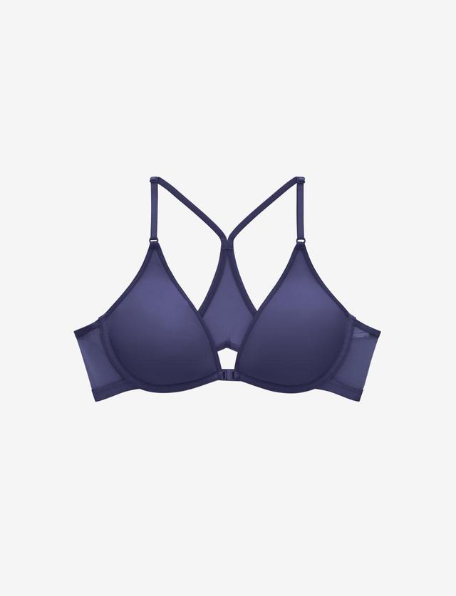 Bare Mesh Front Close Racerback Bra Product Image