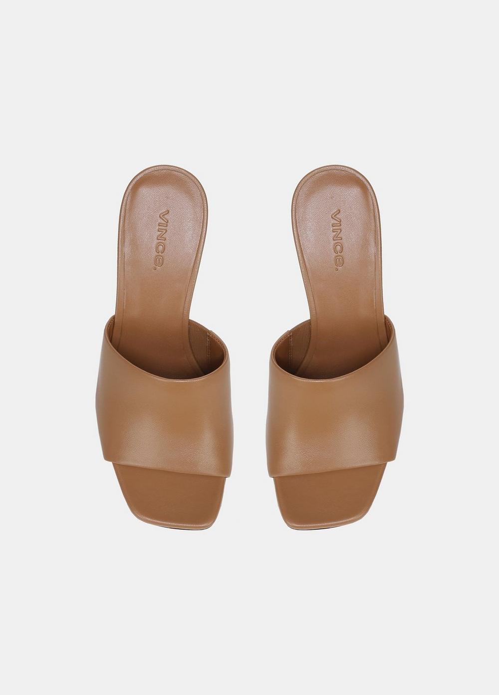 Pia Leather Wedge Sandal Product Image