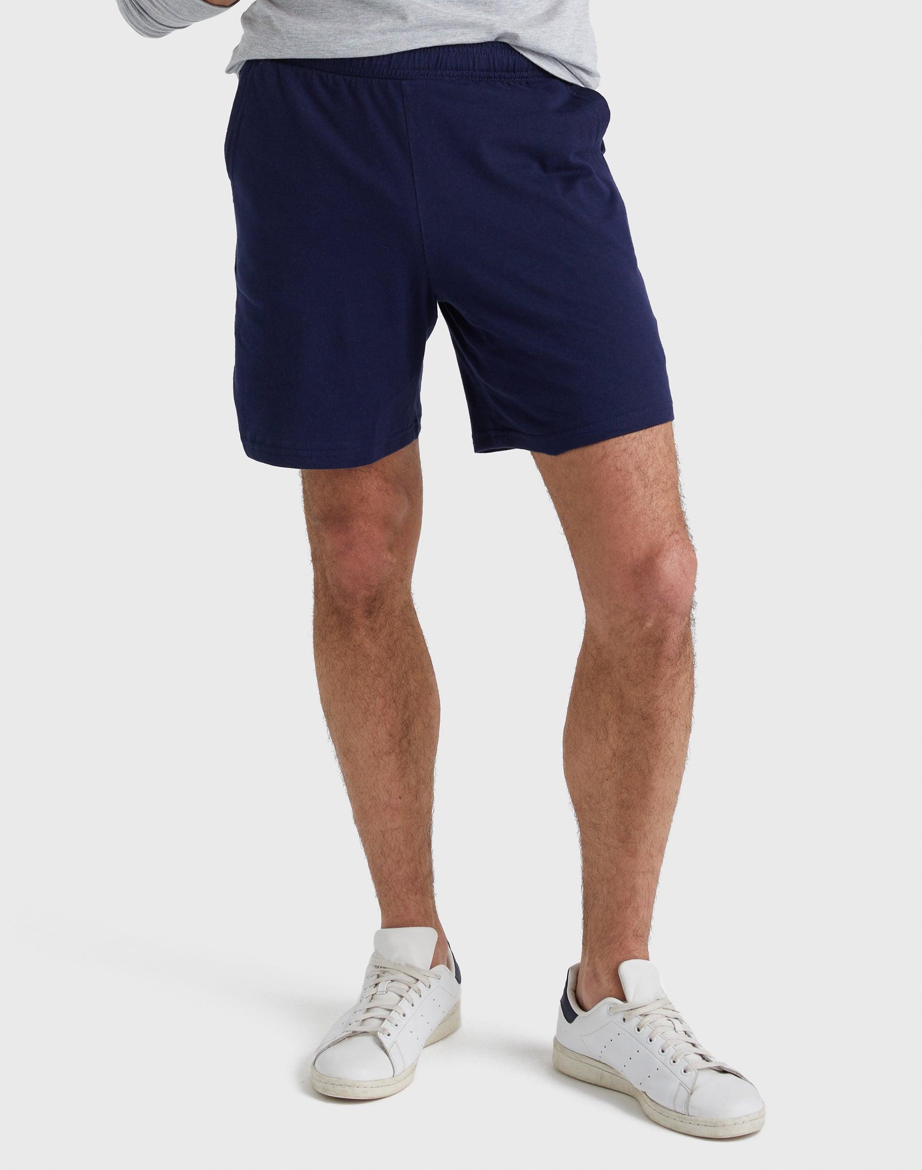 Mens Hanes Originals Shorts Blue Product Image