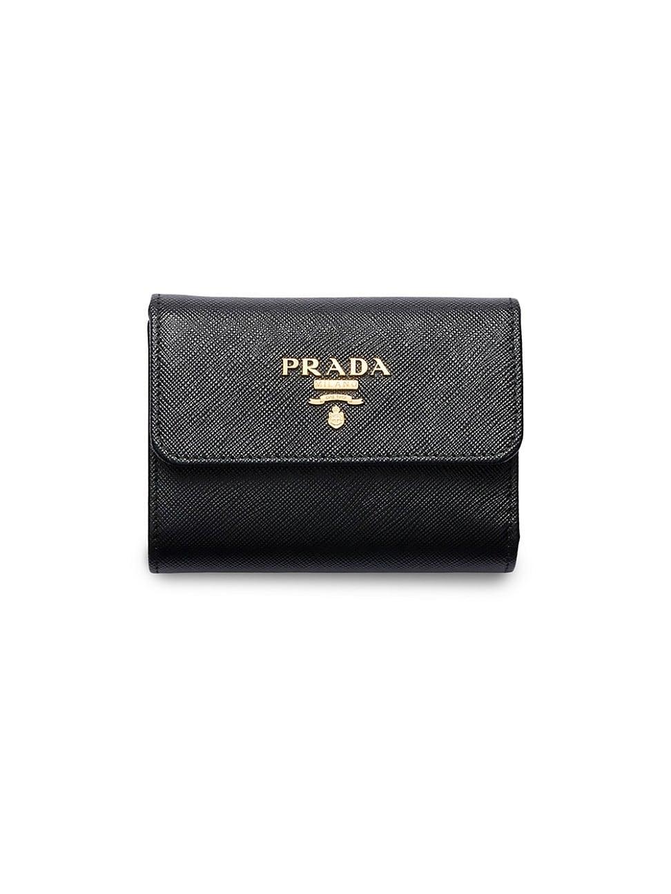 Womens Small Saffiano Leather Wallet Product Image