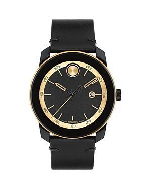 Men's Movado BoldÂ® Tr90 Black Strap Watch with Red Dial and Date Window (Model: 3601110) Product Image