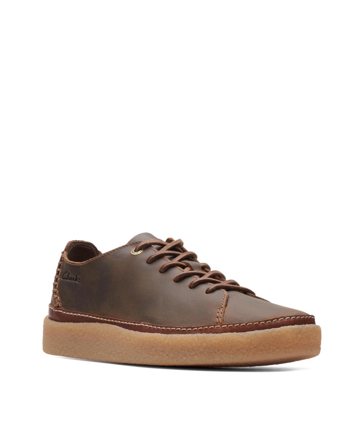 Clarks Mens Collection Oakpark Leather Low Top Casual Shoes Mens Shoes Product Image