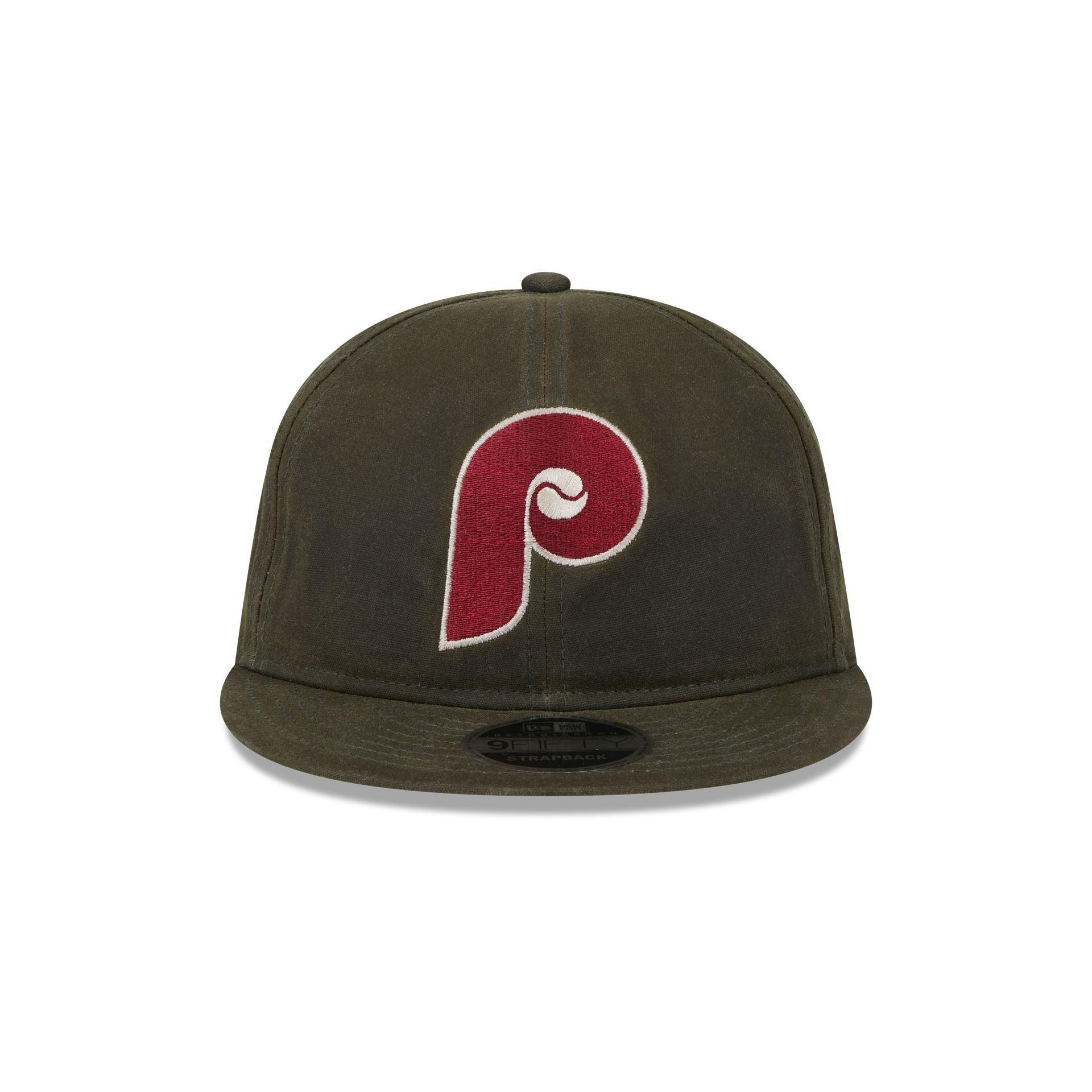 Philadelphia Phillies Rifle Green Retro Crown 9FIFTY Adjustable Hat Male Product Image