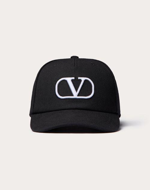 VLOGO SIGNATURE COTTON BASEBALL CAP WITH VLOGO EMBROIDERY  Product Image