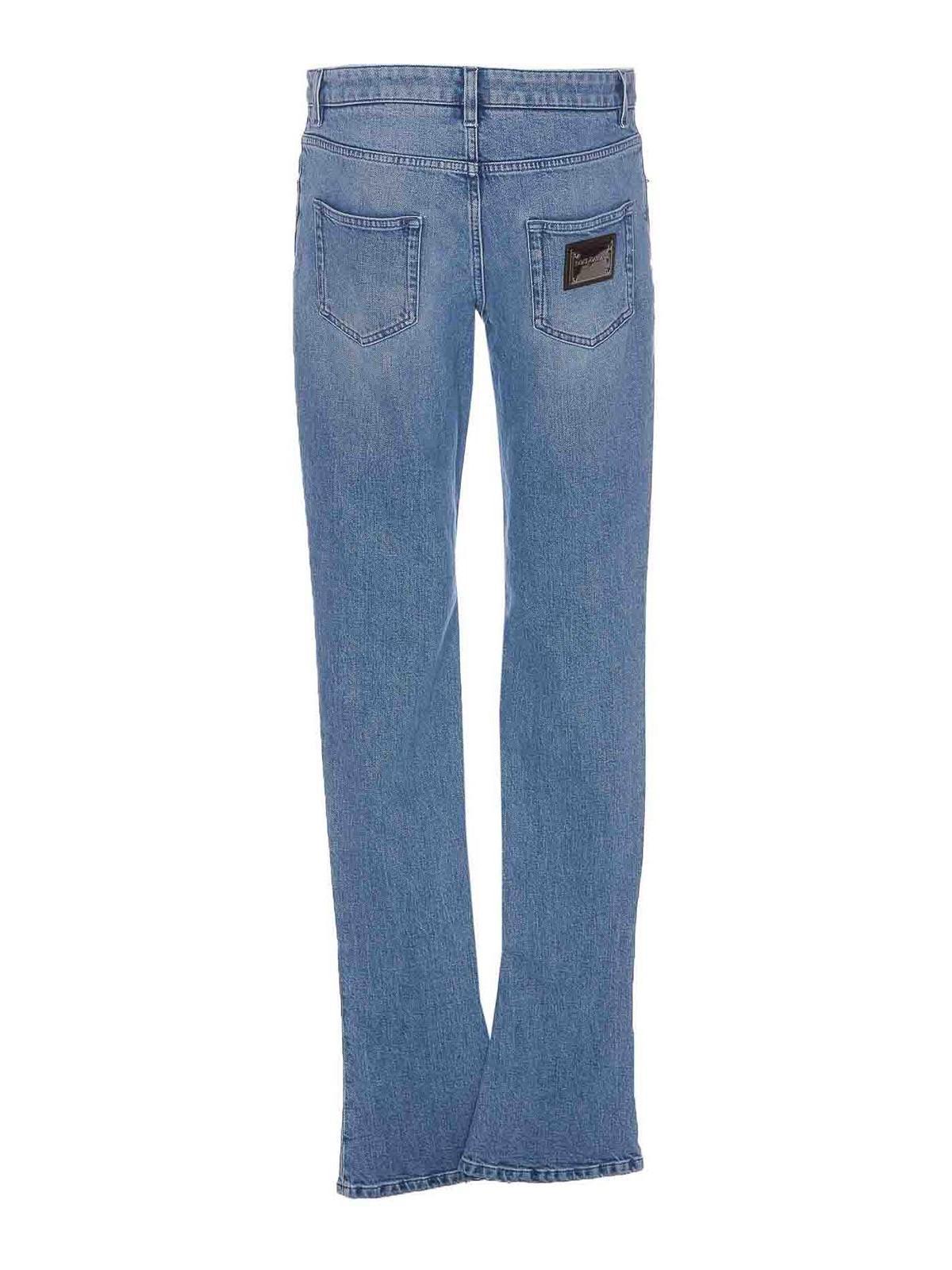 DOLCE & GABBANA Denim Jeans In Blue Product Image