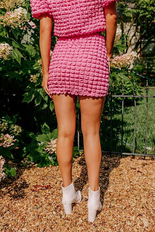 Stunning Vibes Skirt In Pink Product Image