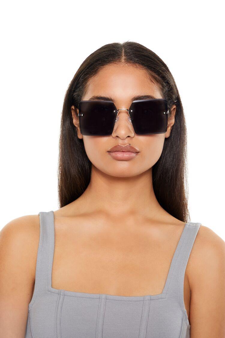 Rimless Square Sunglasses | Forever 21 Product Image