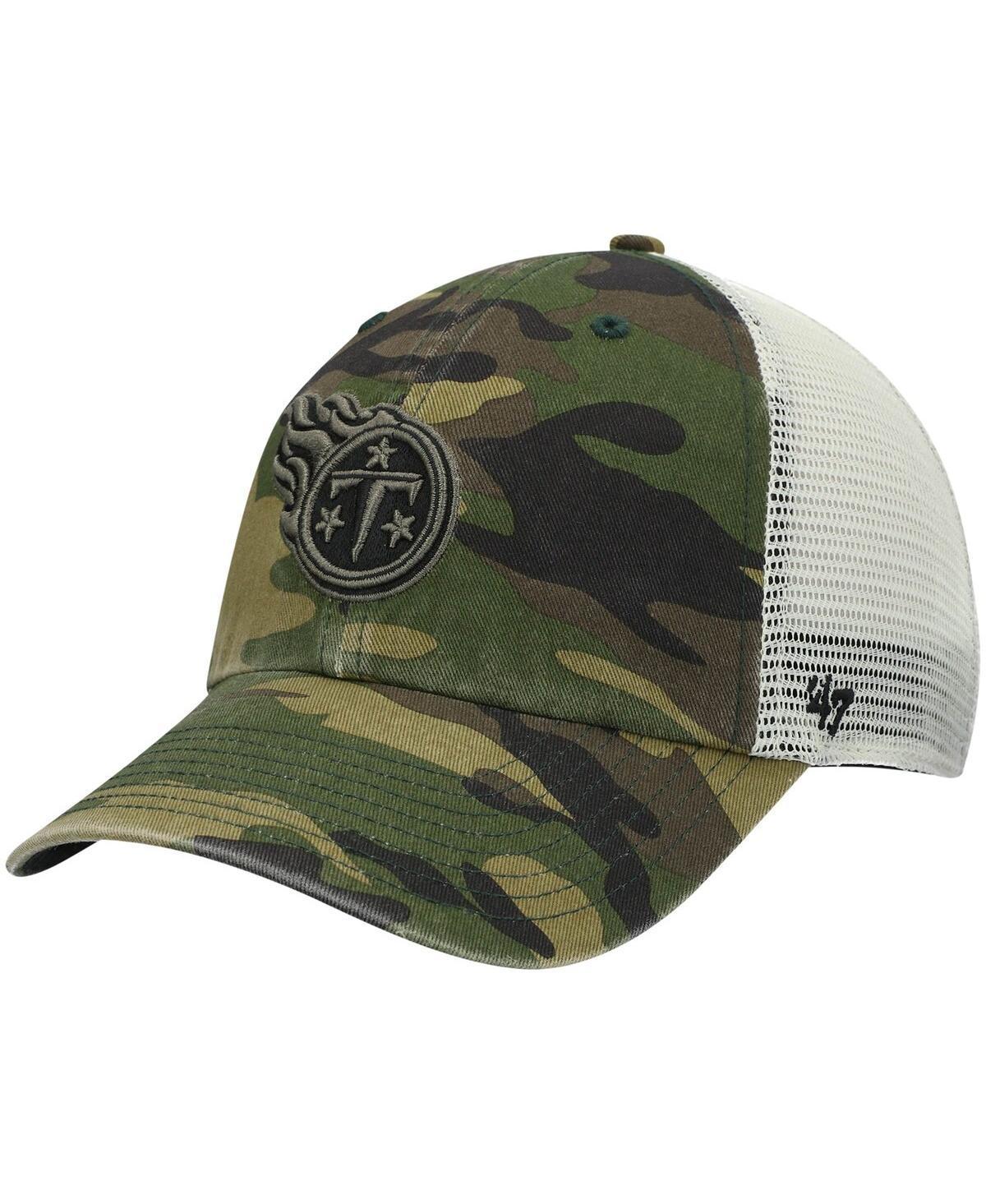 Mens 47 Camo Tennessee Titans Branson MVP Trucker Snapback Hat Product Image