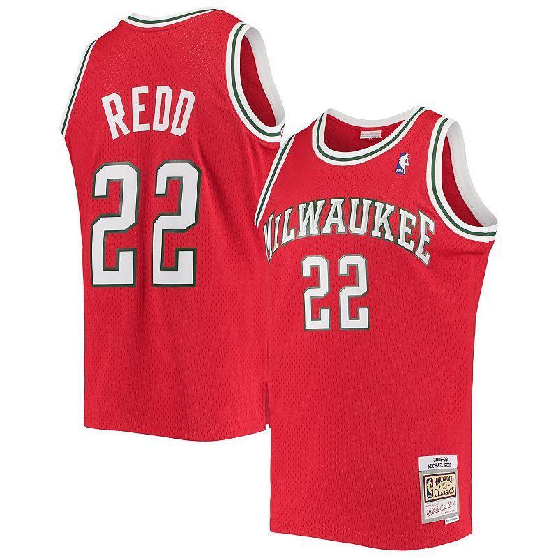 Mens Michael Redd Red Milwaukee Bucks 2008-09 Hardwood Classics Swingman Jersey - Red Product Image