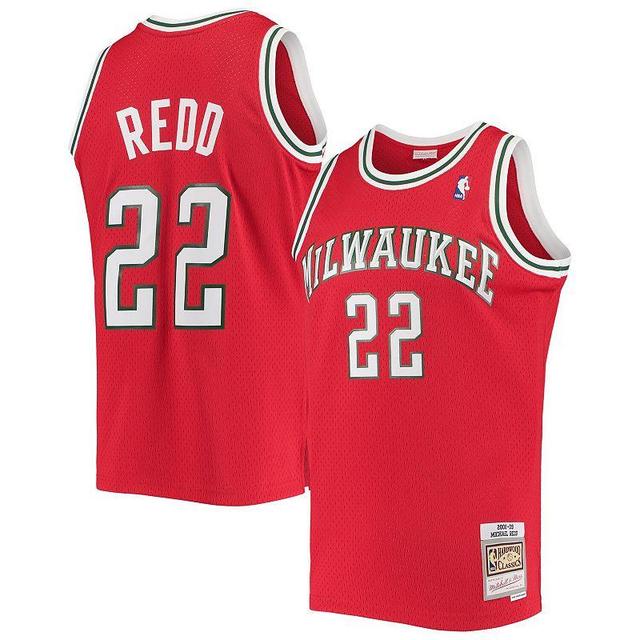 Mens Michael Redd Red Milwaukee Bucks 2008-09 Hardwood Classics Swingman Jersey - Red Product Image