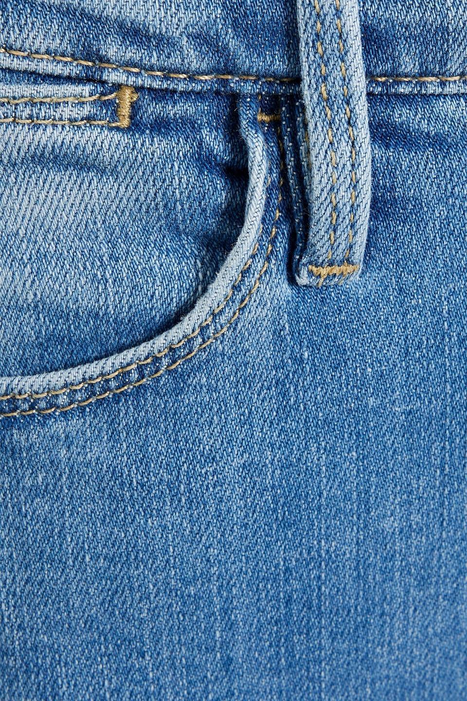 Le Pixie High-rise Flared Jeans In Mid Denim Product Image