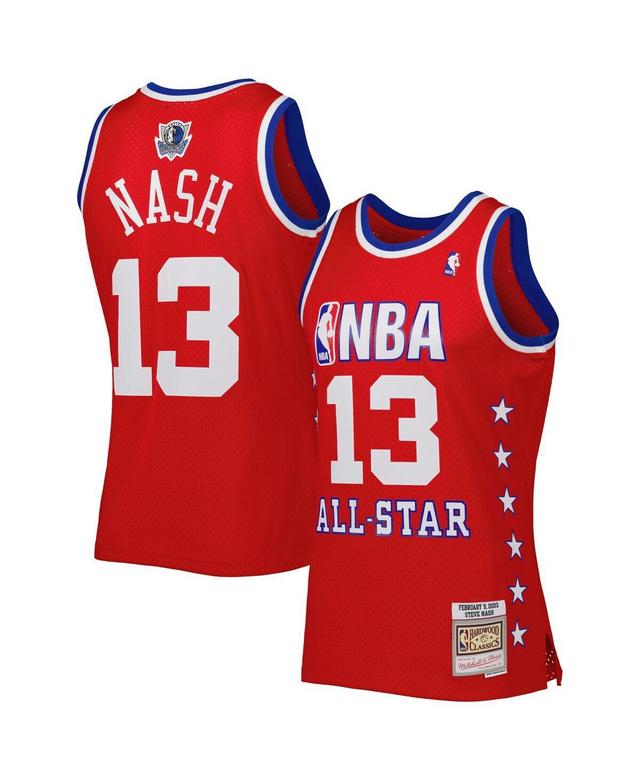 Mens Mitchell & Ness Steve Nash Red Western Conference 2003 All Star Game Swingman Jersey - Red Product Image