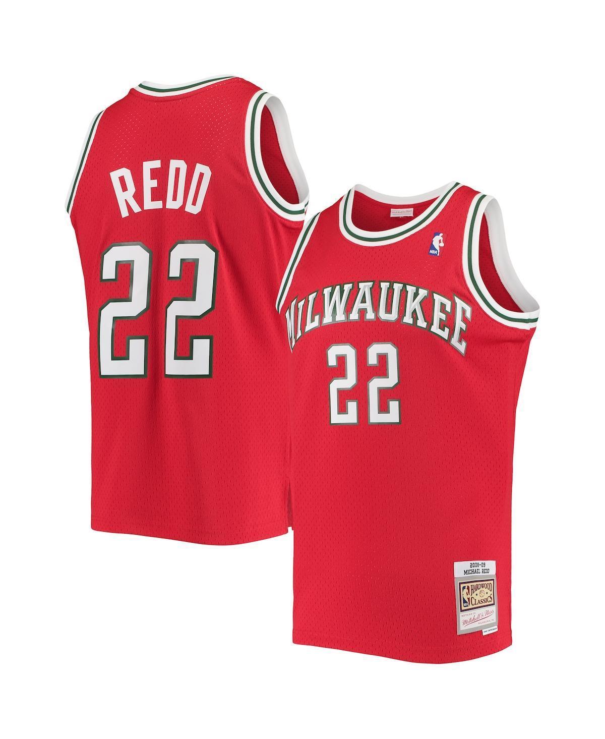 Mens Michael Redd Red Milwaukee Bucks 2008-09 Hardwood Classics Swingman Jersey - Red Product Image