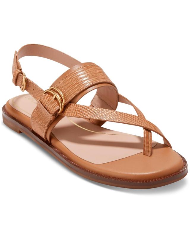 Cole Haan Womens Anica Lux Buckle Flat Sandals Product Image