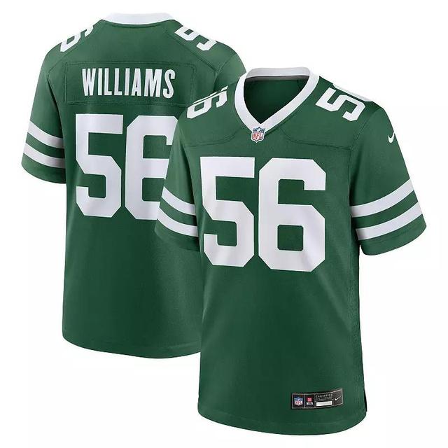 Nike Mens NFL New York Jets (Quincy Williams) Game Football Jersey Product Image