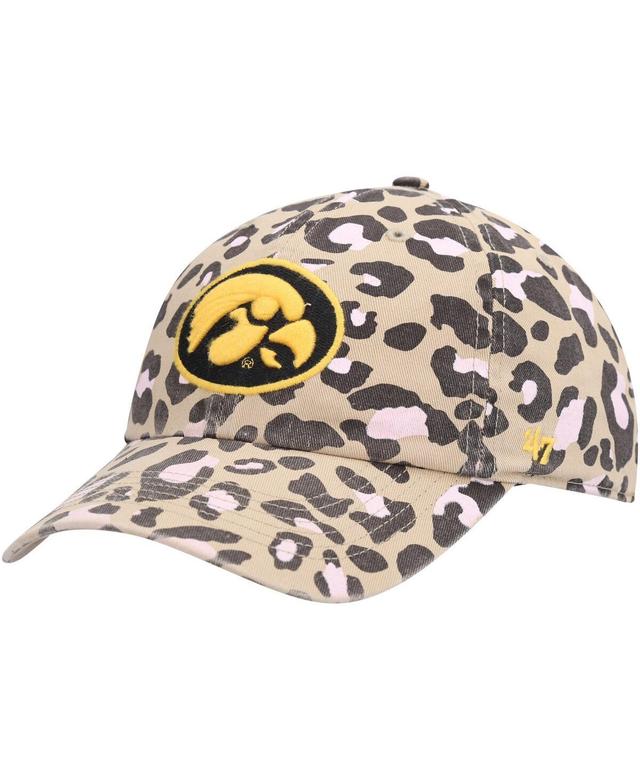 Womens 47 Brand Khaki Iowa Hawkeyes Bagheera Clean Up Adjustable Hat Product Image