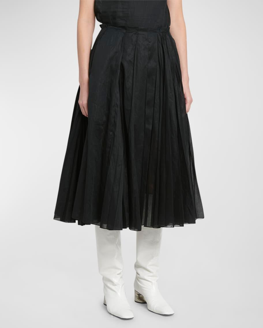 Pleated Midi Skirt product image