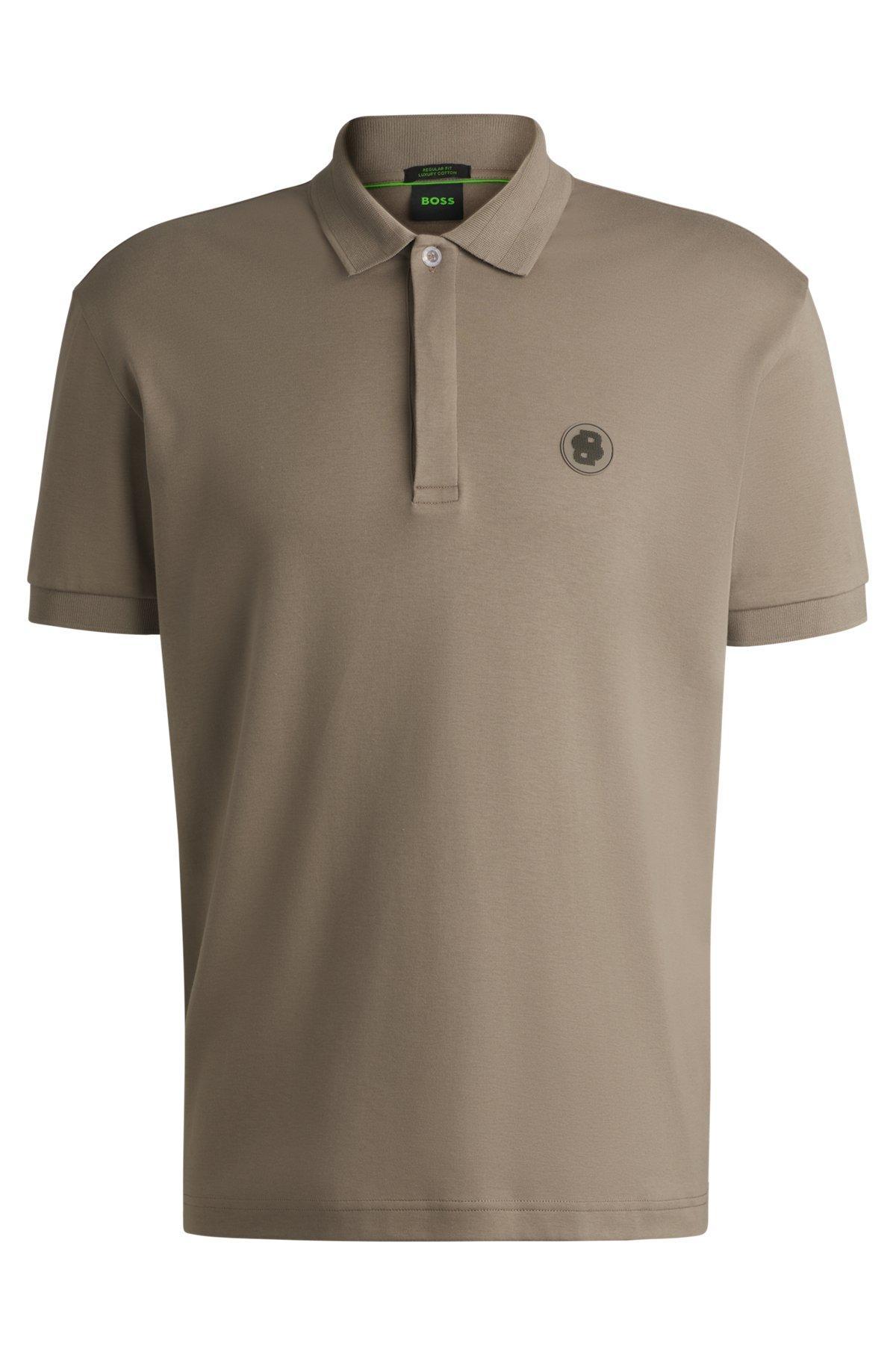 Paddy polo shirt in cooling cotton Product Image