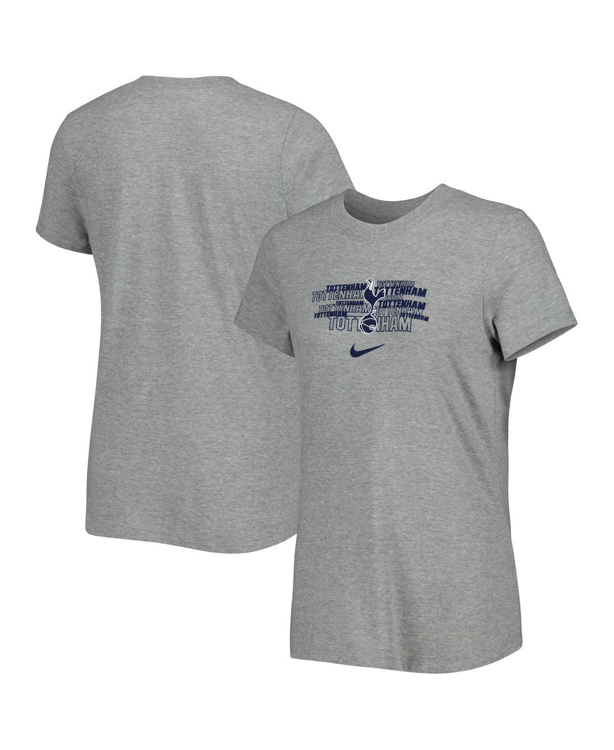 Womens Nike Gray Tottenham Hotspur Varsity Space-Dye T-Shirt Product Image