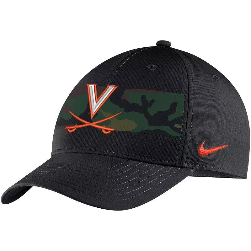 Mens Nike Virginia Cavaliers Military Pack Camo Legacy91 Adjustable Hat Product Image