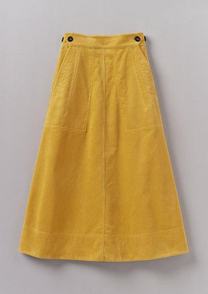 Organic Cord A Line Skirt | Heliodor Product Image