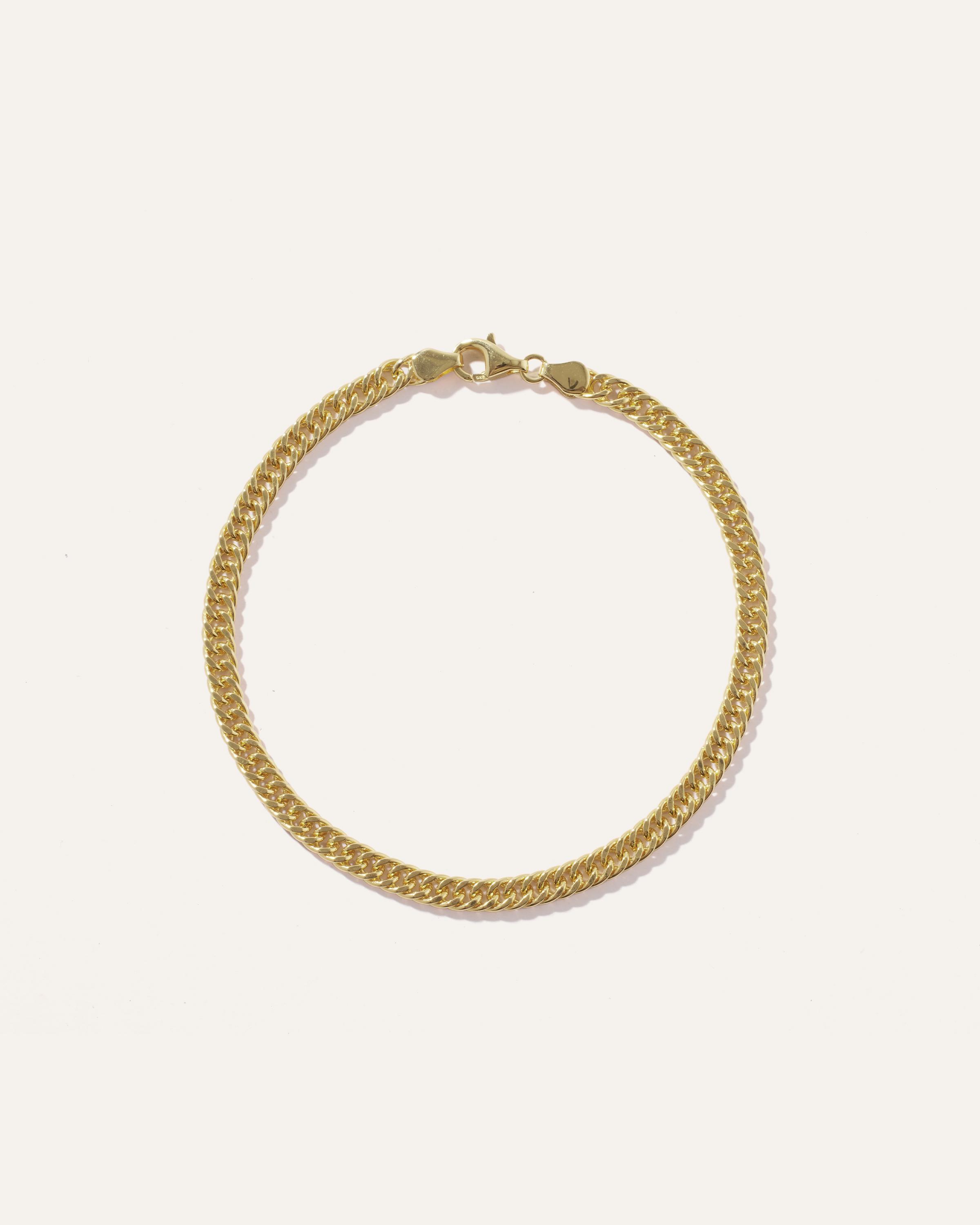 Double Curb Chain Bracelet Product Image