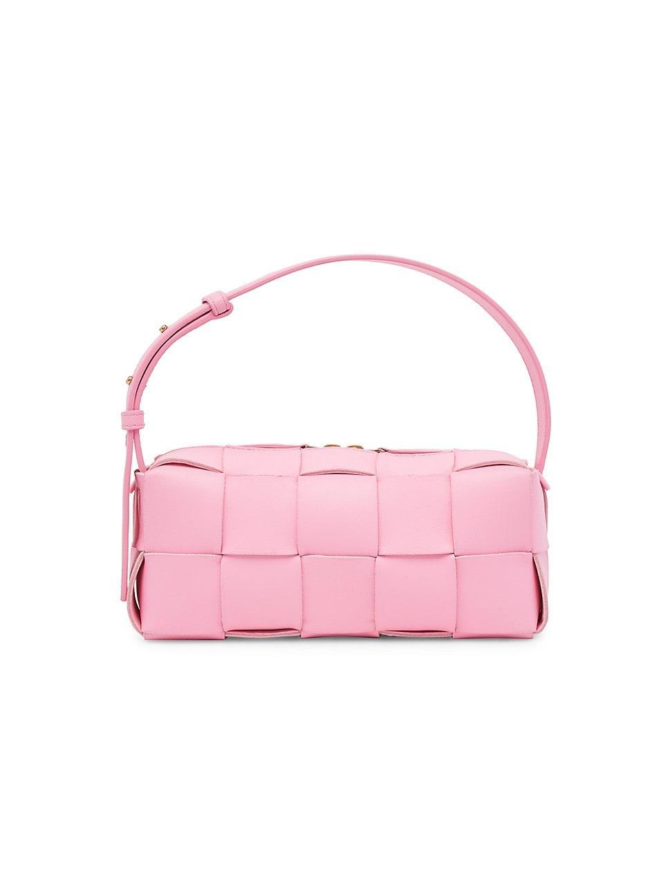 Bottega Veneta Brick Intrecciato Leather Shoulder Bag Product Image