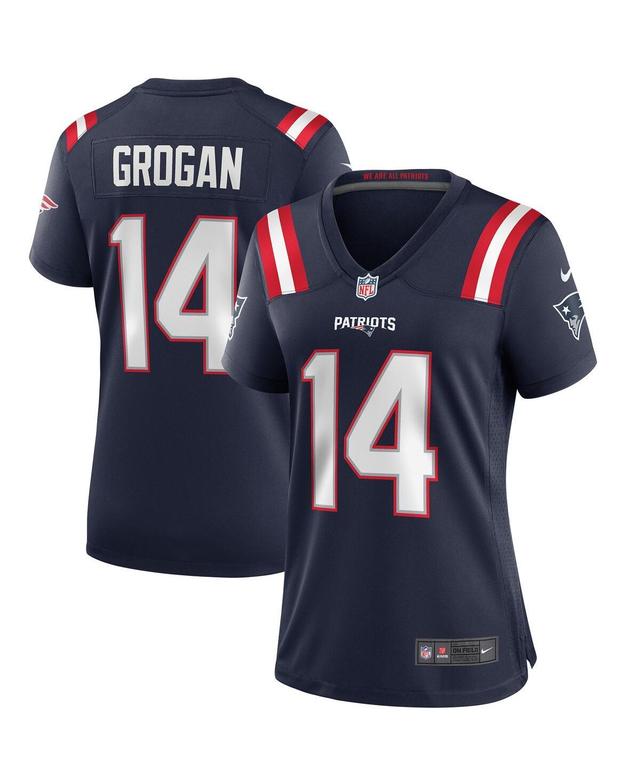 Womens Nike Steve Grogan Navy New England Patriots Game Retired Player Jersey - Navy Product Image