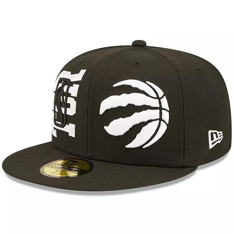 Mens New Era /White Toronto Raptors 2022 NBA Draft 59FIFTY Fitted Hat Product Image