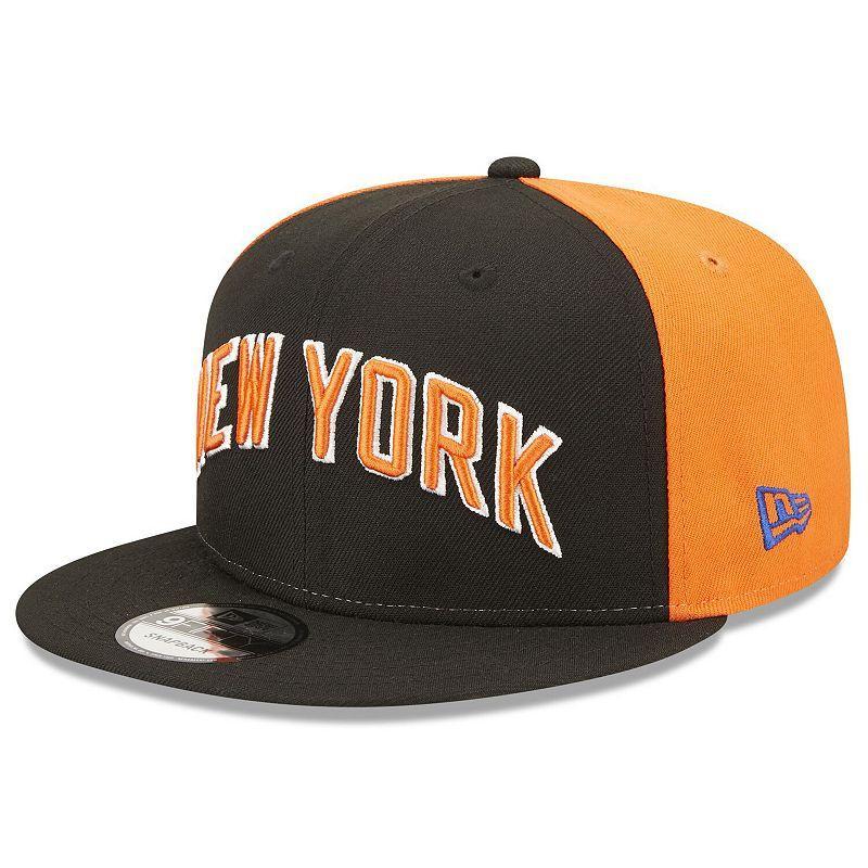 Mens New Era New York Knicks 2022/23 City Edition Official 9FIFTY Snapback Adjustable Hat Product Image