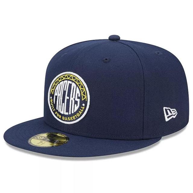 Mens New Era Gray Indiana Pacers 2022/23 City Edition Alternate Logo 59FIFTY Fitted Hat Product Image