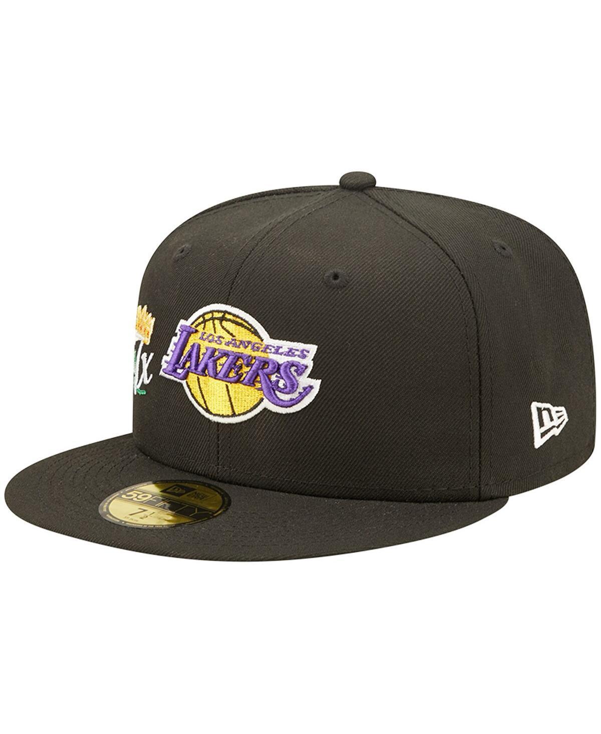 Mens New Era Black Los Angeles Lakers 17x Nba Finals Champions Crown 59FIFTY Fitted Hat Product Image