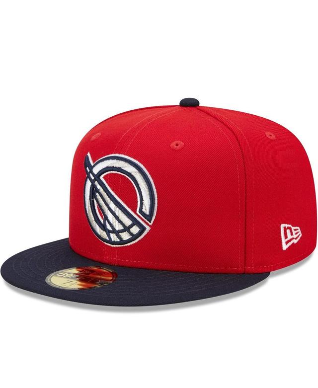 Mens New Era Red Greenville Drive Marvel x Minor League 59FIFTY Fitted Hat - Red Product Image