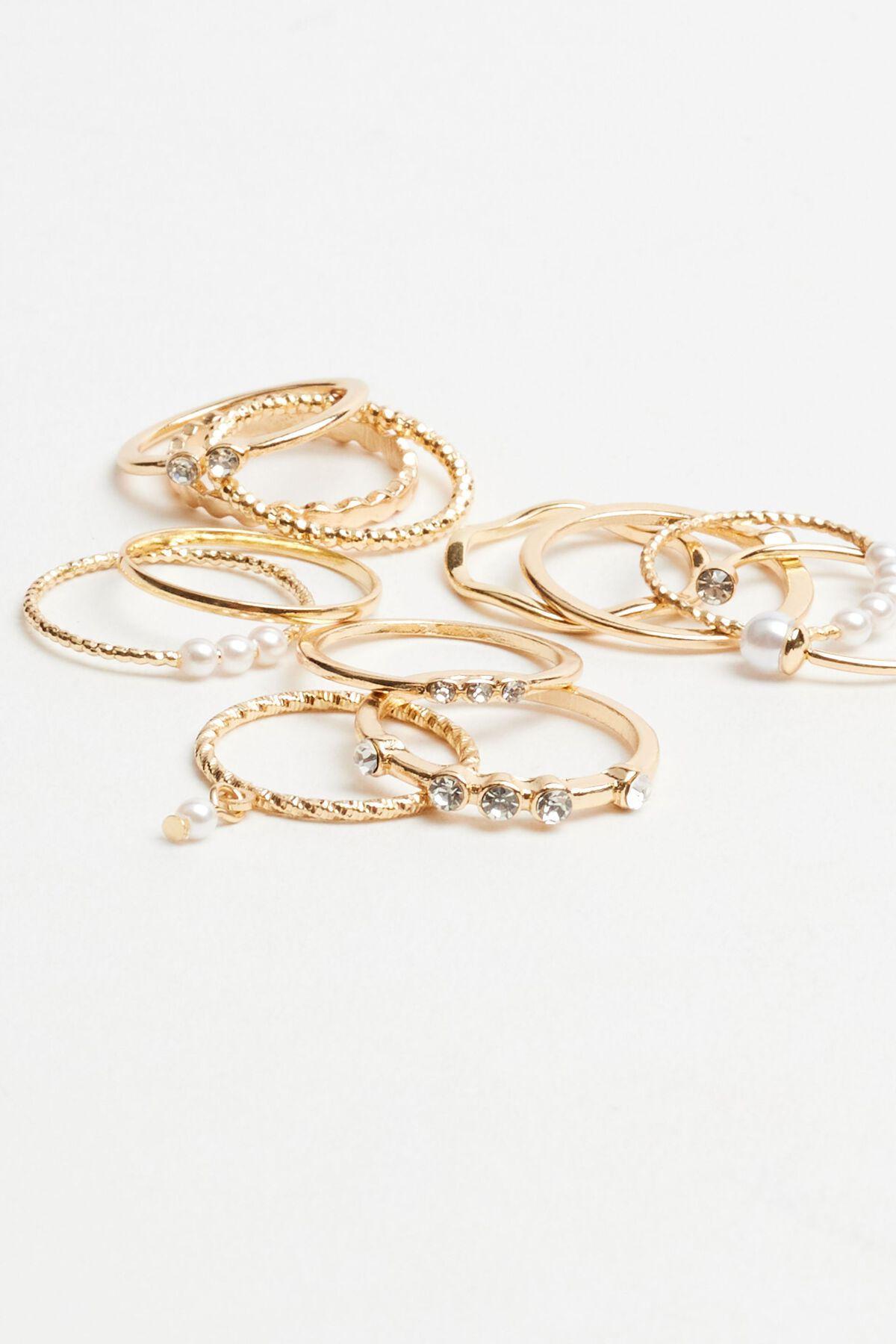 Set of 12 Delicate Rings Product Image