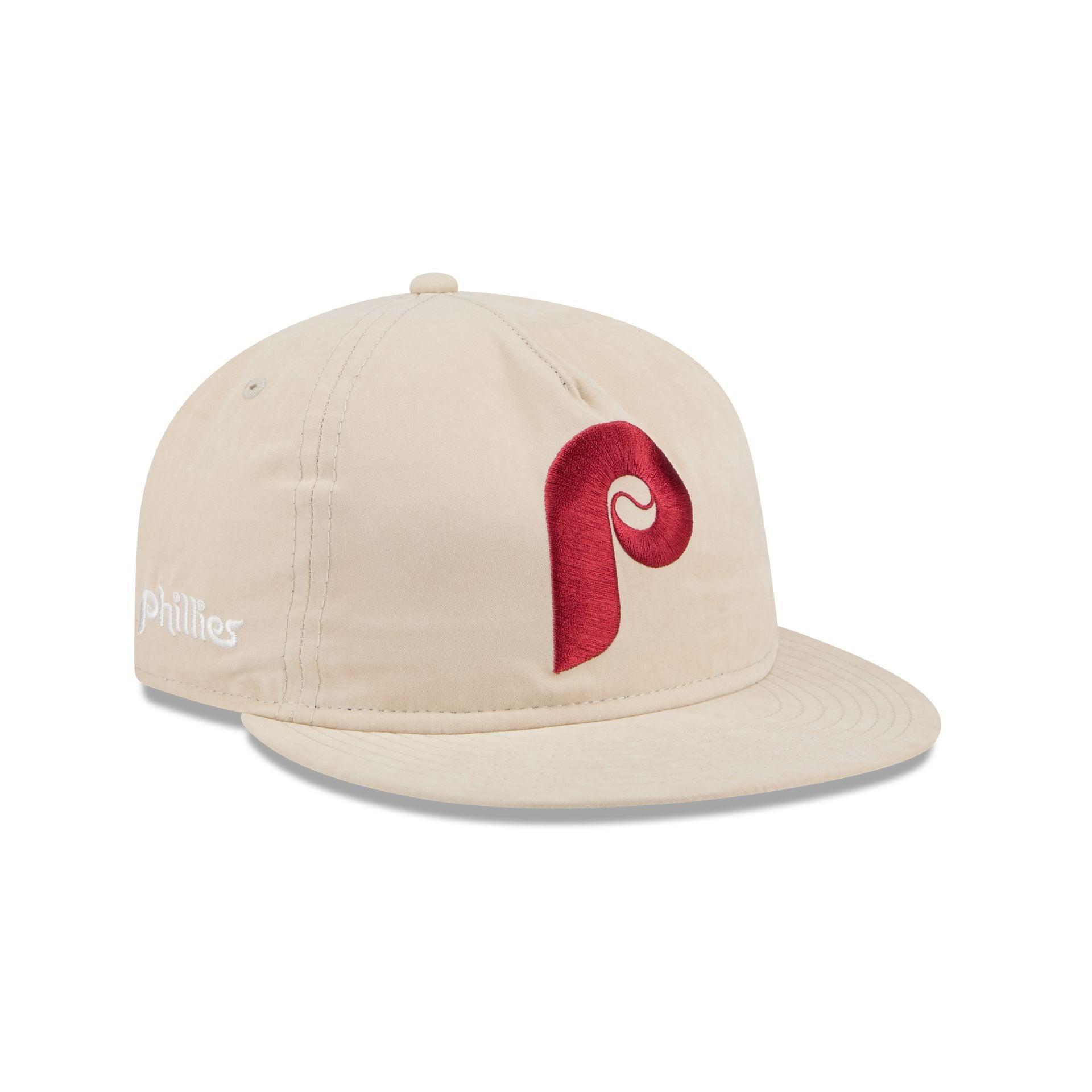 Philadelphia Phillies Brushed Nylon Retro Crown 9FIFTY Adjustable Hat Male Product Image