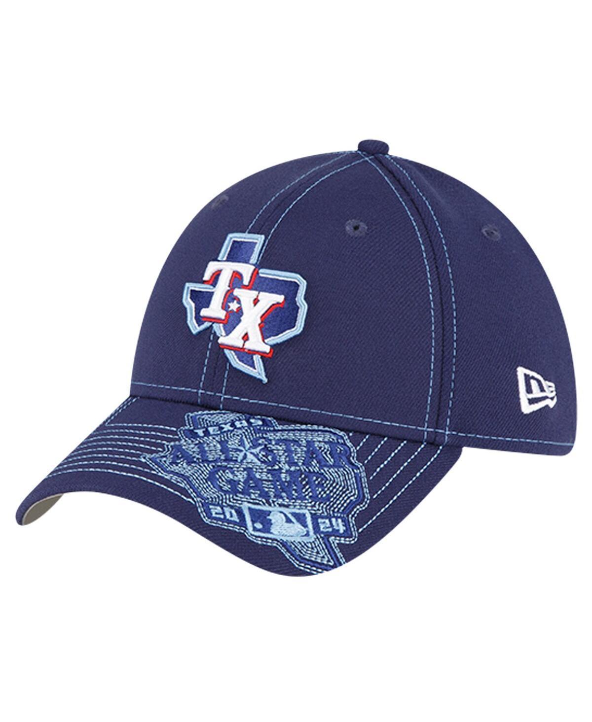 New Era Mens Navy Texas Rangers 2024 Mlb All-Star Game State 39THIRTY Flex Hat Product Image