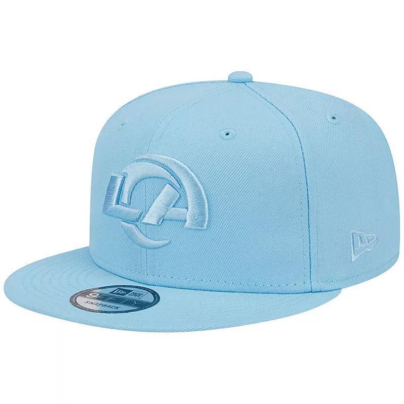 Mens New Era Light Blue Los Angeles Rams Color Pack Brights 9FIFTY Snapback Hat Product Image