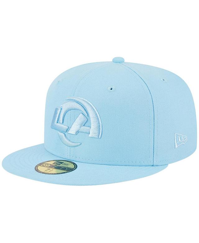 Mens New Era Light Blue Los Angeles Rams Color Pack Brights 59FIFTY Fitted Hat Product Image