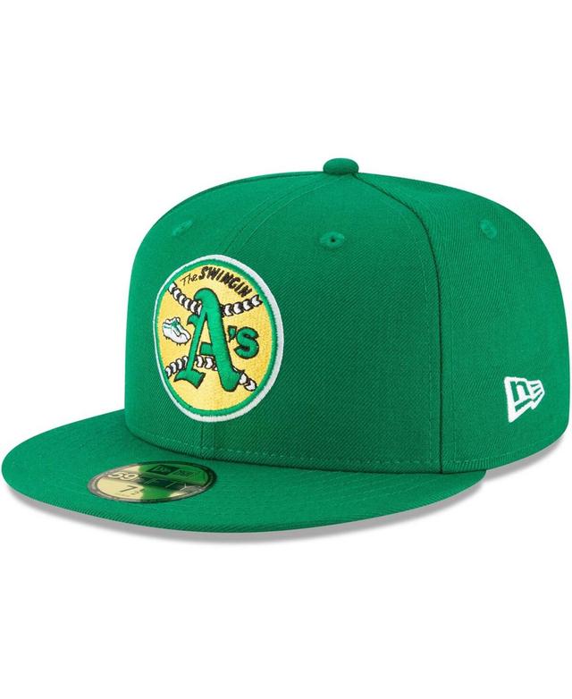 Mens New Era Oakland Athletics Cooperstown Collection Wool 59FIFTY Fitted Hat Product Image