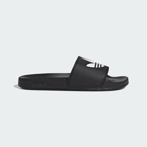 adidas Mens adidas Adilette Aqua Core - Mens Shoes Black/Black Product Image