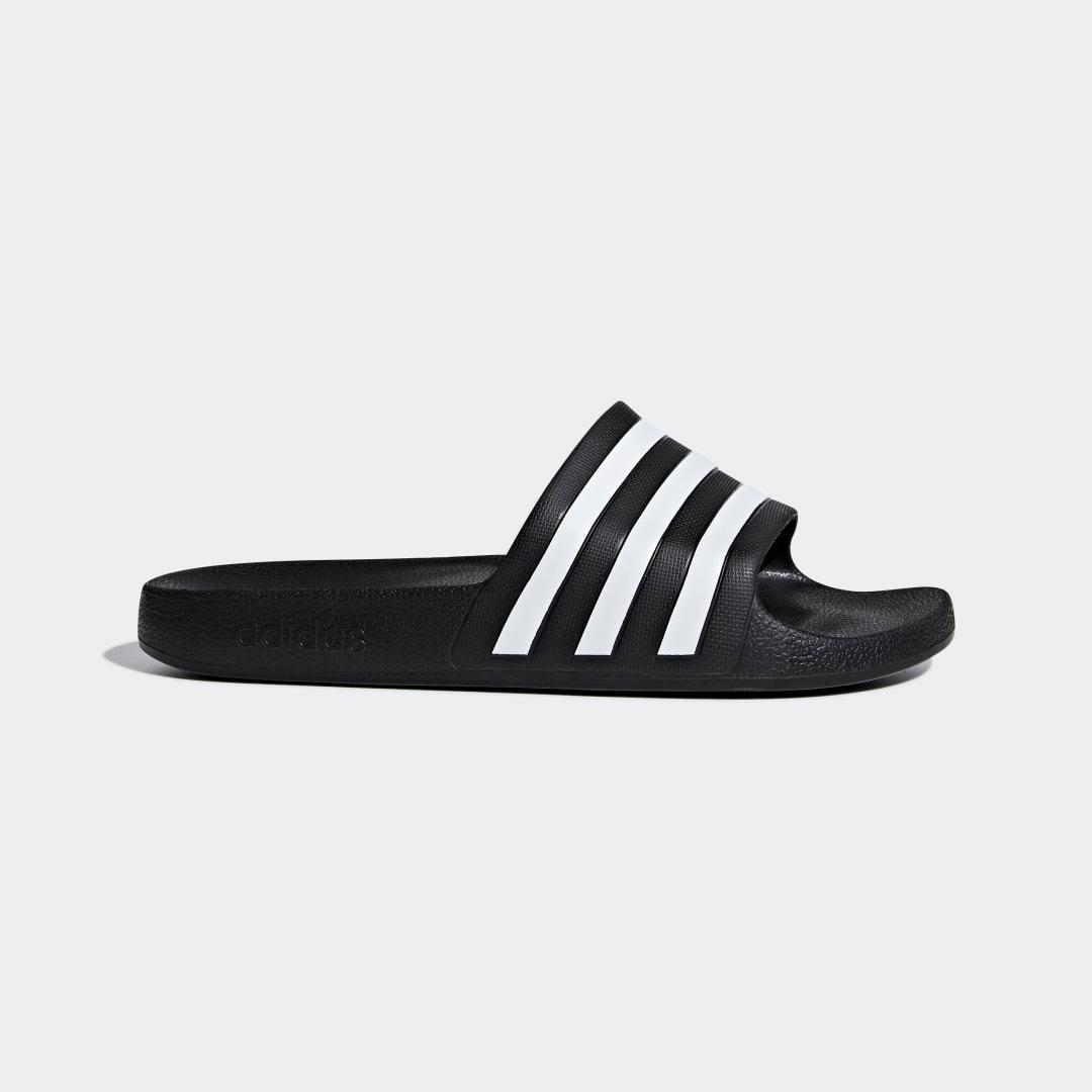 adidas Mens adidas Adilette Aqua Core - Mens Shoes Black/Black Product Image